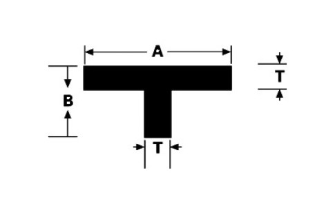 Standard-Aluminium-Extrusion-Range-T-section